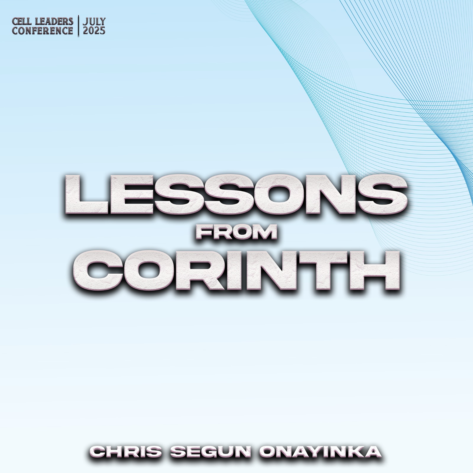 LESSONS FROM CORINTH