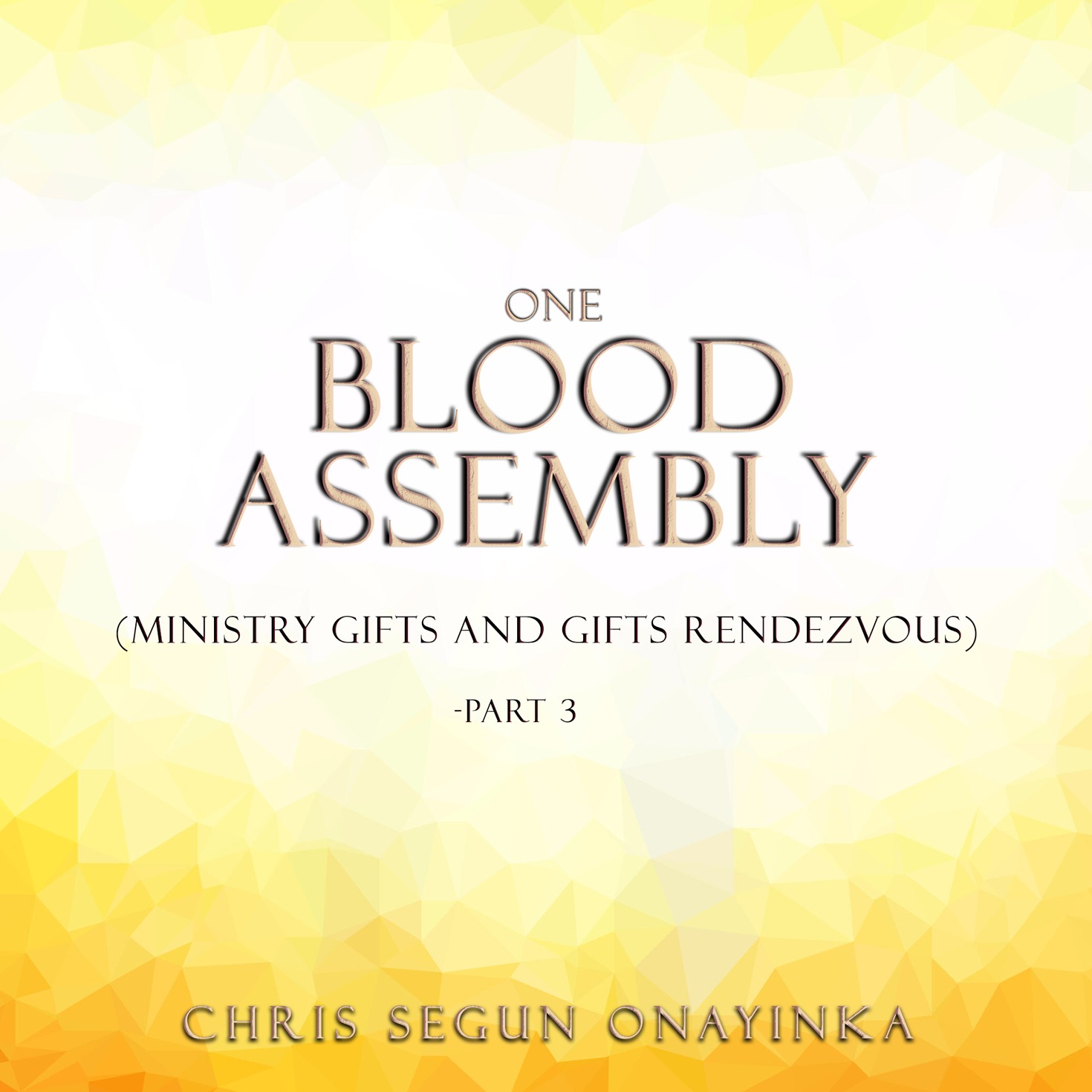  ONE BLOOD ASSEMBLY Part 3 - ( Ministry gifts and Gifts Rendezvous)